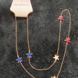New Liz Claiborne star necklace